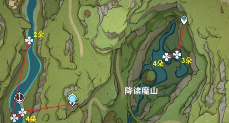 原神月莲采集点在哪里？月莲采集路线图解？