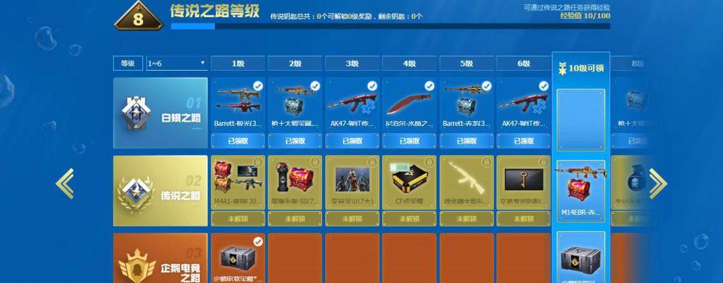 CF手游月签到奖励一览？如何获取全部武器？