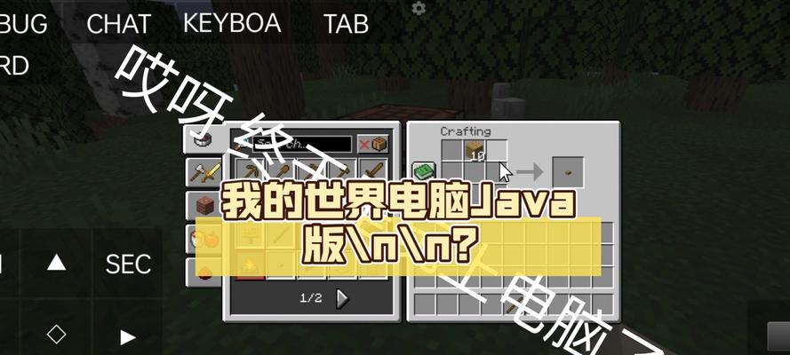 电脑版我的世界操作指南？