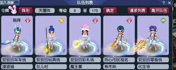 梦幻西游中队伍三个女儿的打法是什么？