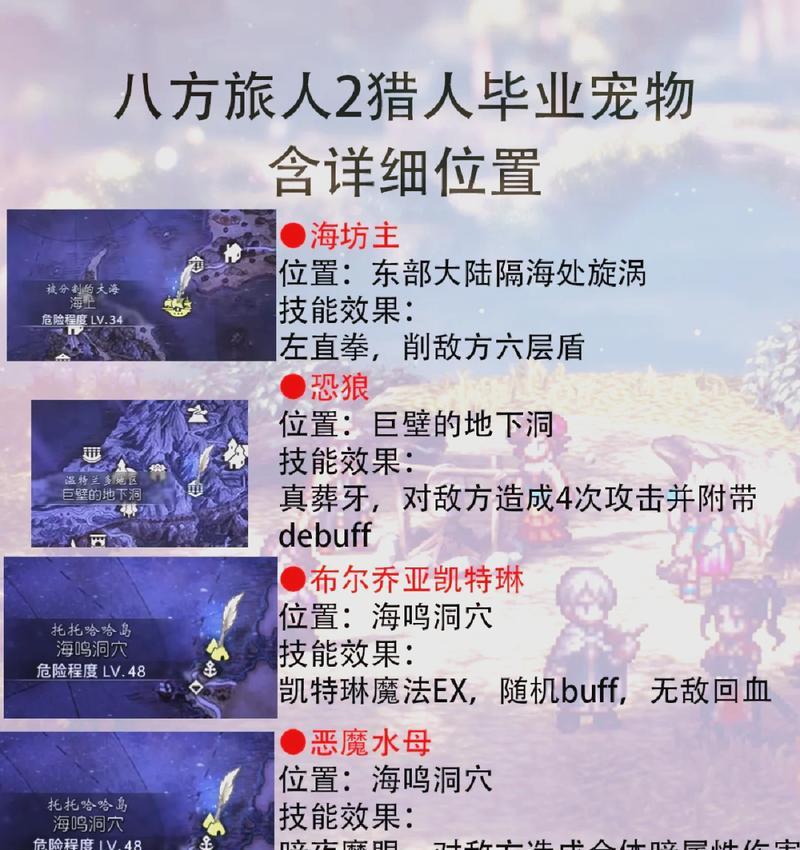 猎人捕捉稀有宠物的技巧和成功率如何？