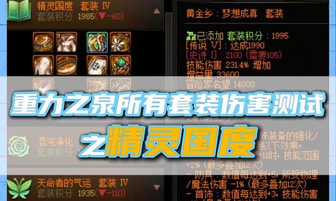 DNF装备加分如何计算？加分规则有哪些？
