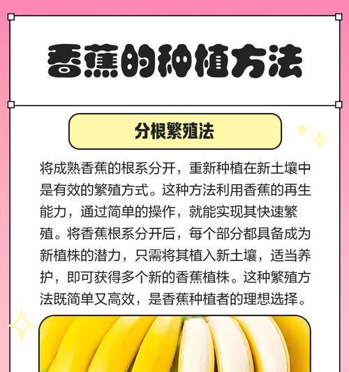 我的世界中香蕉种植方法是什么？