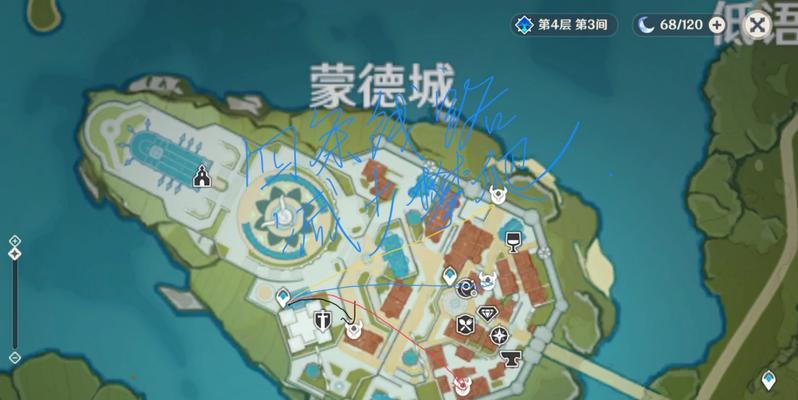 原神蒙德广场的位置与坐标详解（探秘原神世界中的中心广场——蒙德广场）