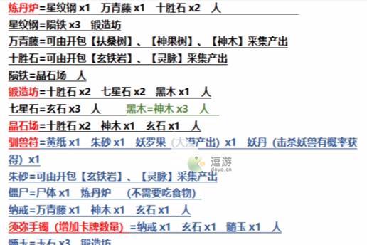 《堆叠修仙化灵丹合成攻略》（轻松get神器）