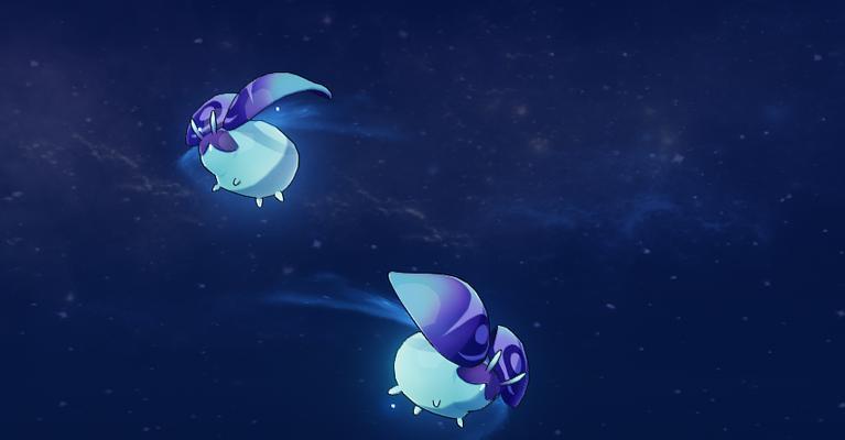 探秘原神手游中的蓝色生物世界（穿越奇幻世界）