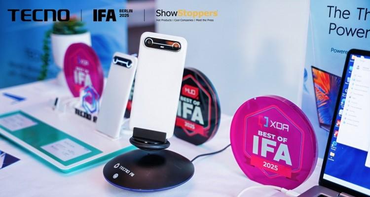 TECNO Slim IFA25全球首发，以最薄曲面屏手机重塑行业超薄性能新标杆