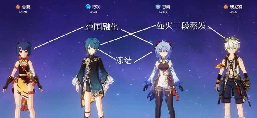 甘雨阵容选择分析（以原神手游为例）